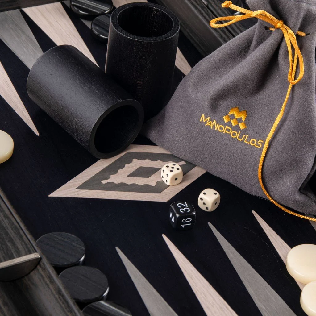 Backgammon chêne  - Gris - Image 4