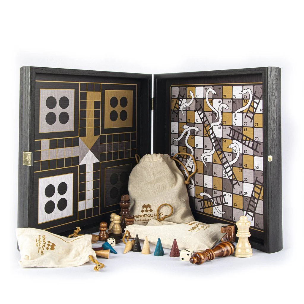Coffret Multijeux en Wengé