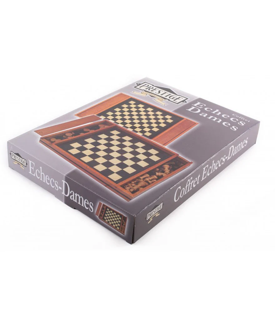 Coffret plumier échecs / dames - Image 3