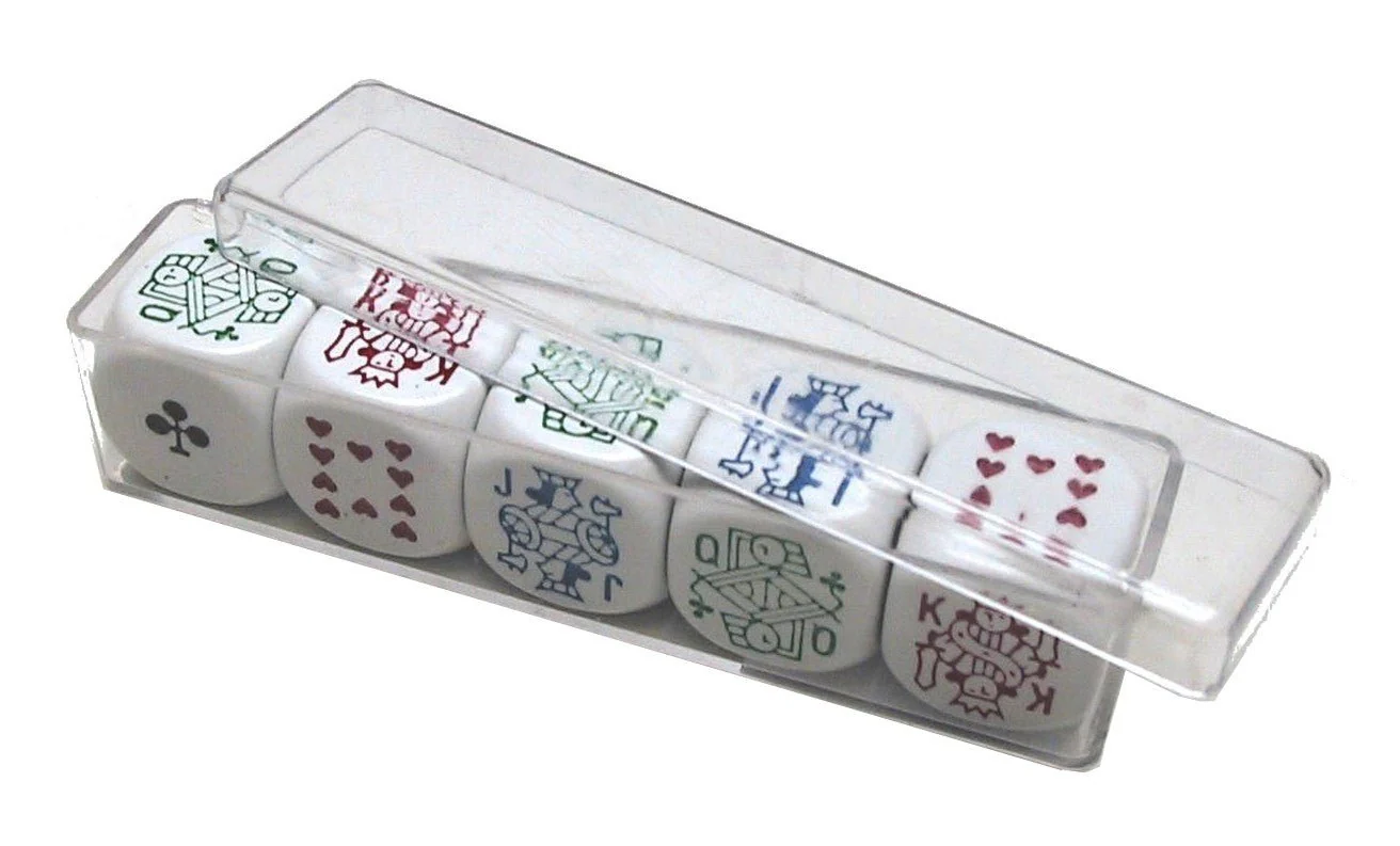Coffret poker d'as boite transparente - 16 mm - Image 2
