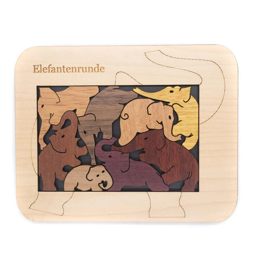 Casse-Tête Éléphants - MM