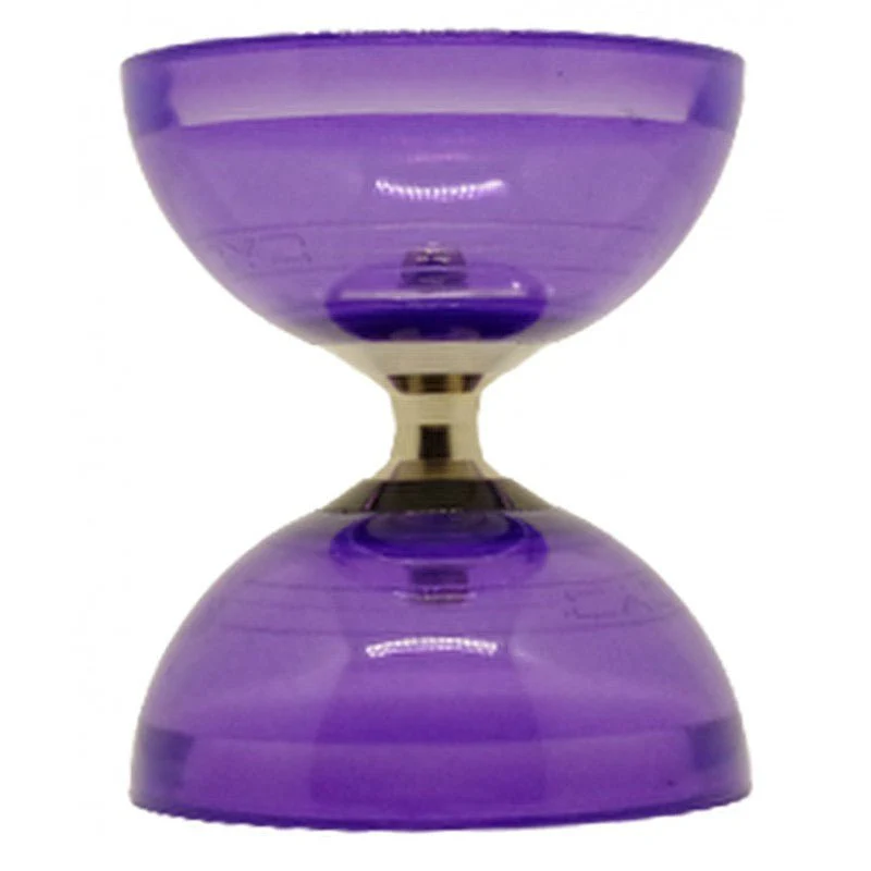 Diabolo Cyclone Quartz V2 à roulement JWS - Violet - MM
