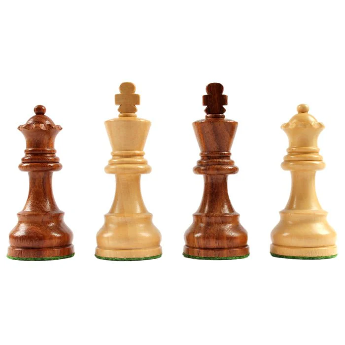 Ensemble jeu d'échecs Club en palissandre Zébré - Pièces Acacia - Image 6