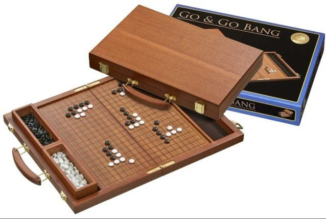 Ensemble de Go - Mallette acajou