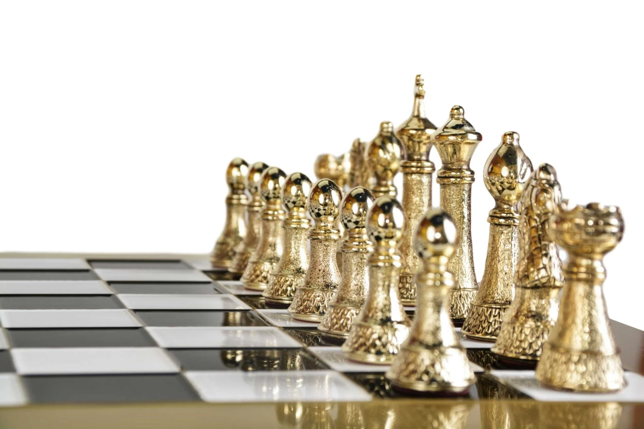 Ensemble jeu d'échecs en métal - Manopoulos - Image 3