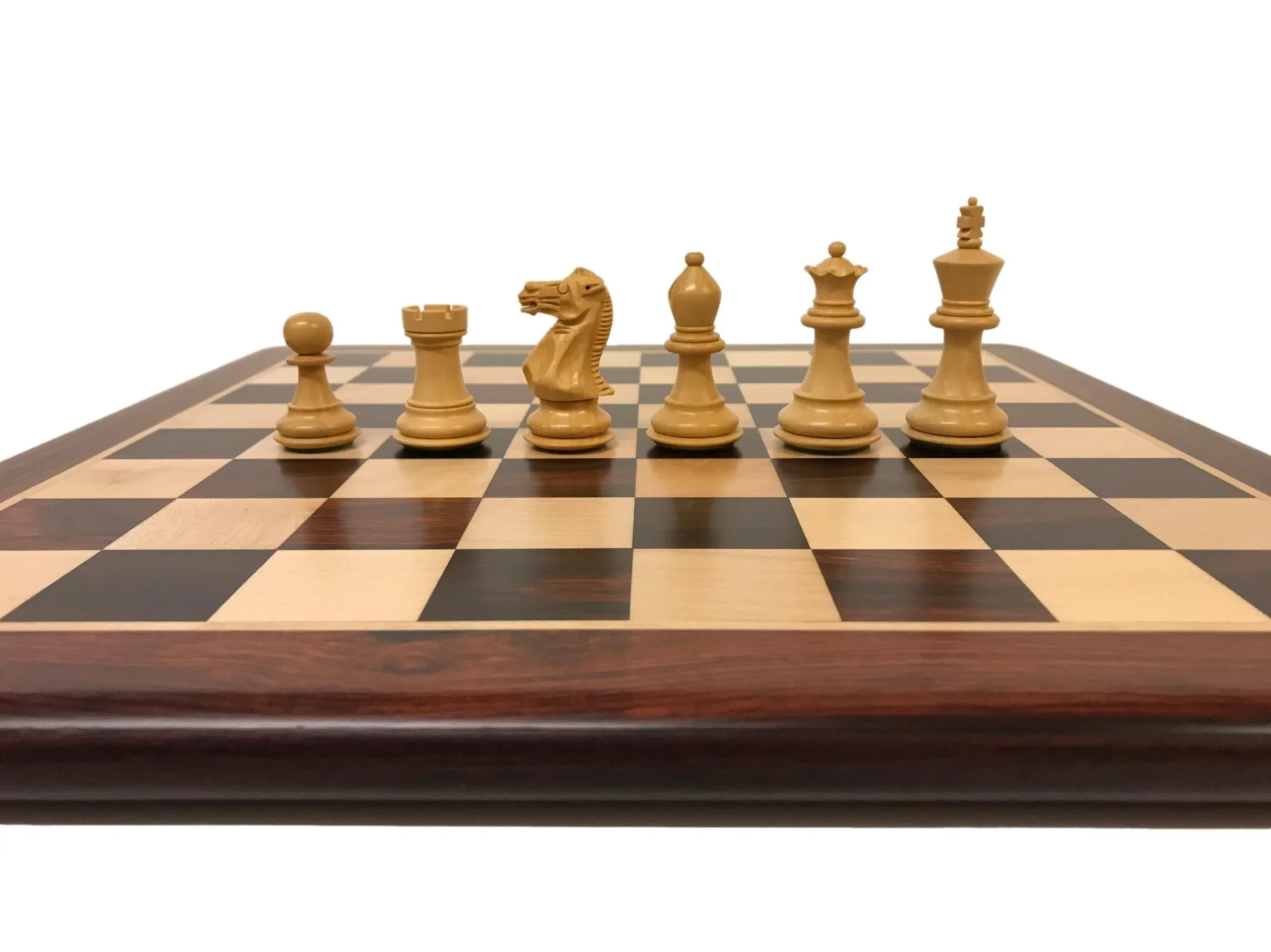 Ensemble jeu d'échecs Ultime en palissandre et sycomore - laqué - Pièces en bois de Rose et Buis - Chopra - Image 11