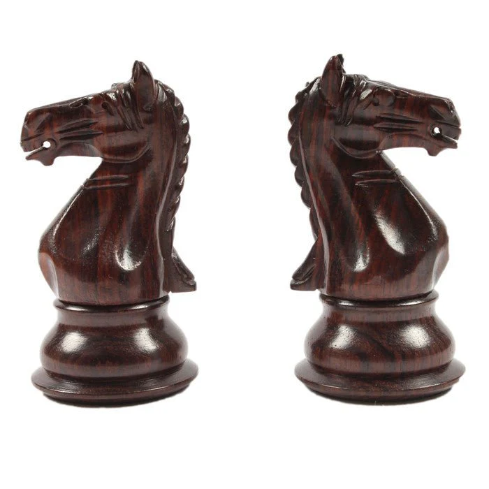 Ensemble jeu d'échecs Tournoi Deluxe en Wengé et Bois de Rose - Image 5