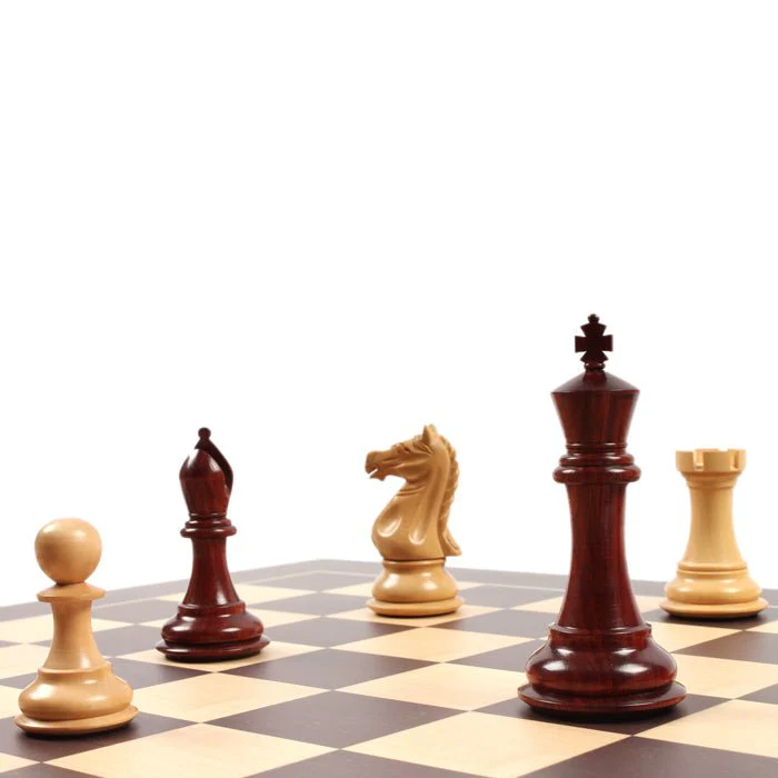 Ensemble jeu d'échecs Tournoi Deluxe en Wengé et Bois de Rose - Image 8