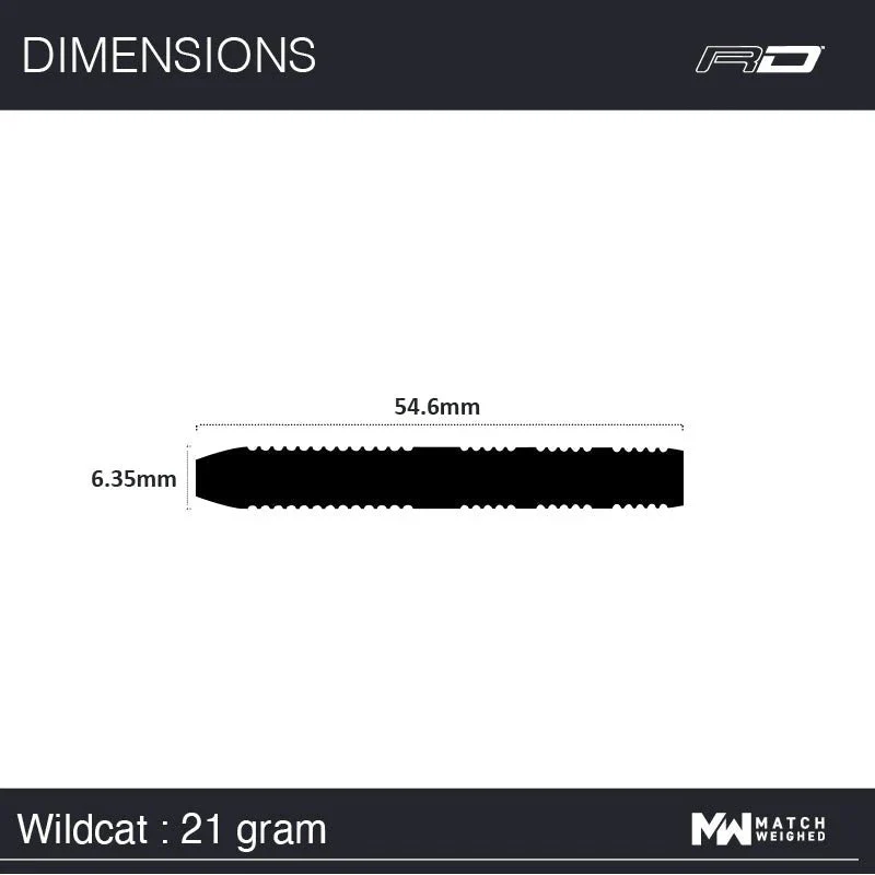 Fléchettes 90% Tungstène - Wildcats - Winmau - Image 5