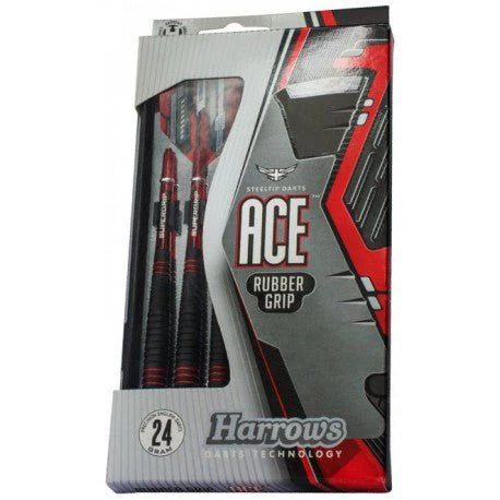 Fléchettes Acier - Harrows - Ace Rubber Grip - Image 3