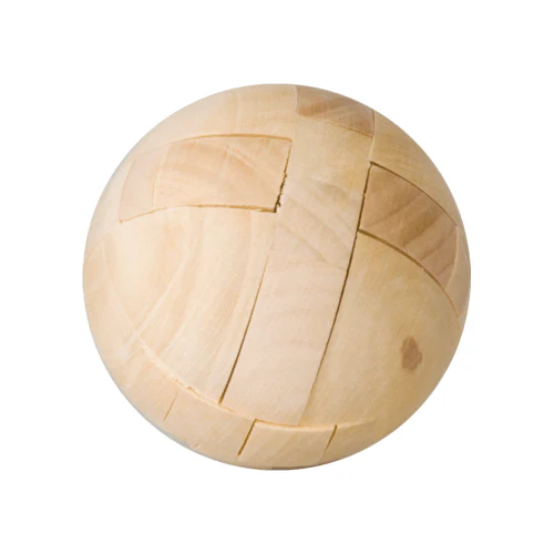 Mini casse-tête 3D en bois - Boule