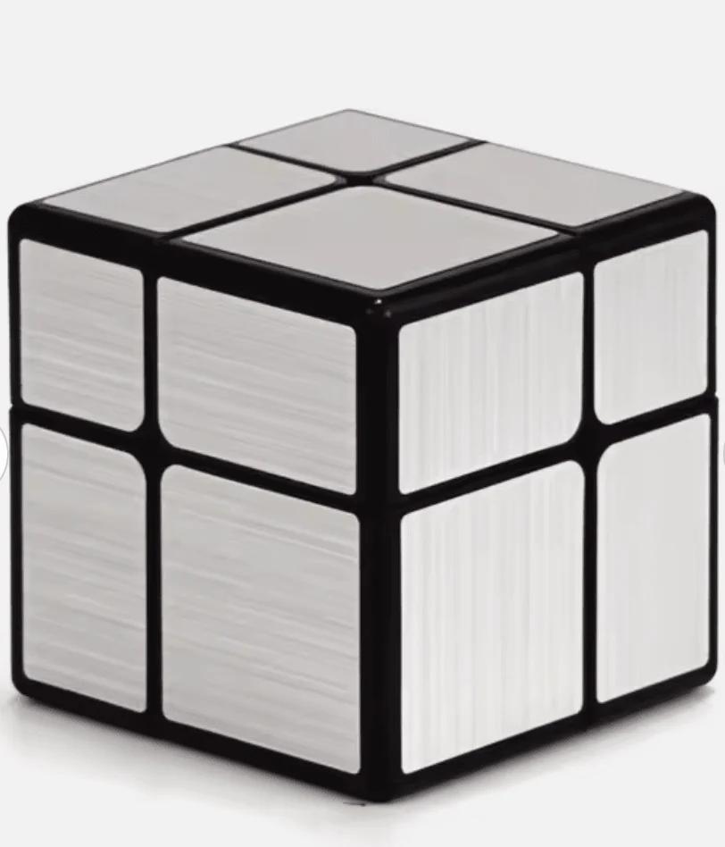 Mirror cube - 2x2 - Silver / Gold - Image 2