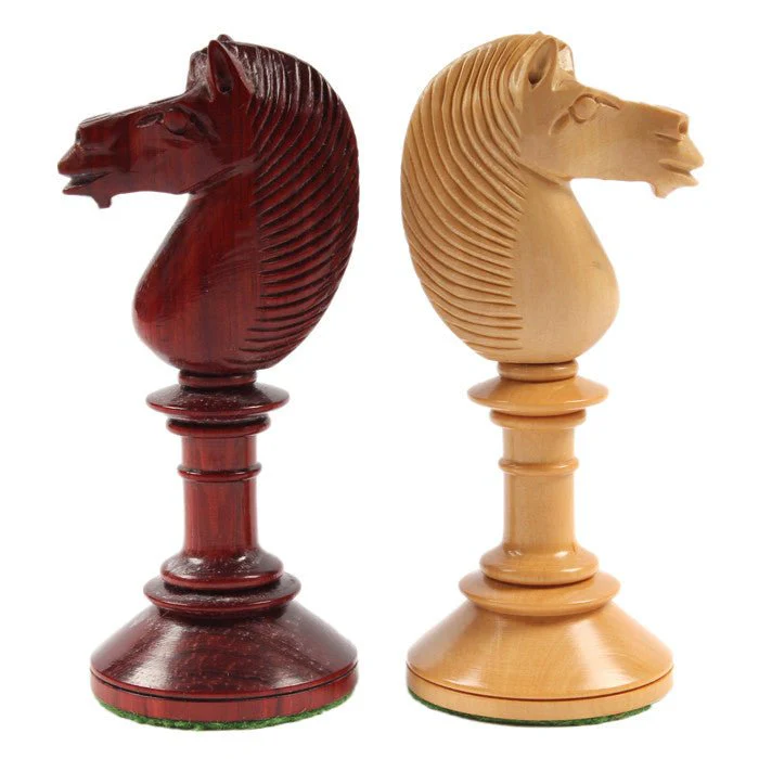 Pièces d'échecs Northern Upright Bois de Rose / Double dames - Image 2