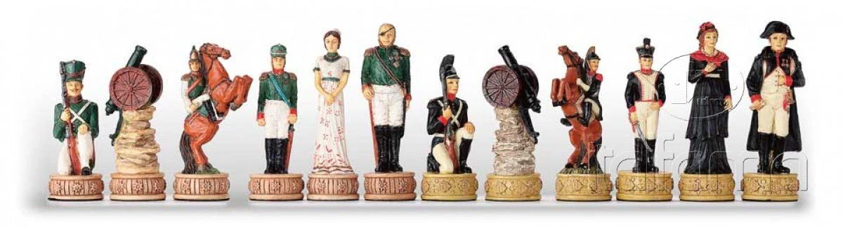 Pièces Napoléon Vs Russes - Résine - Peint à la main - Taille 2/3 - Ital fama - Image 4