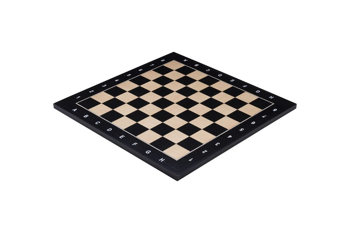 Plateau d'échecs / échiquier en érable incrusté - Lettré-Chiffré - Image 3
