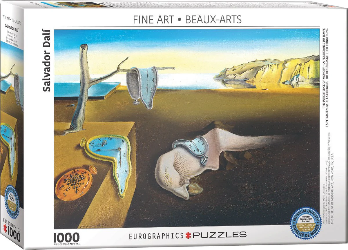 Puzzle Eurographics - 1000 p - La persistance du temps - Dali - Image 2