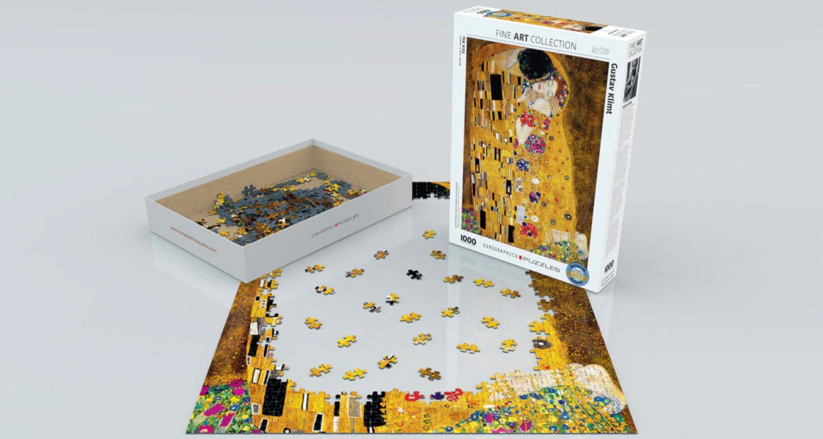 Puzzle Eurographics - 1000 p - Le Baiser-Klimt - Image 2