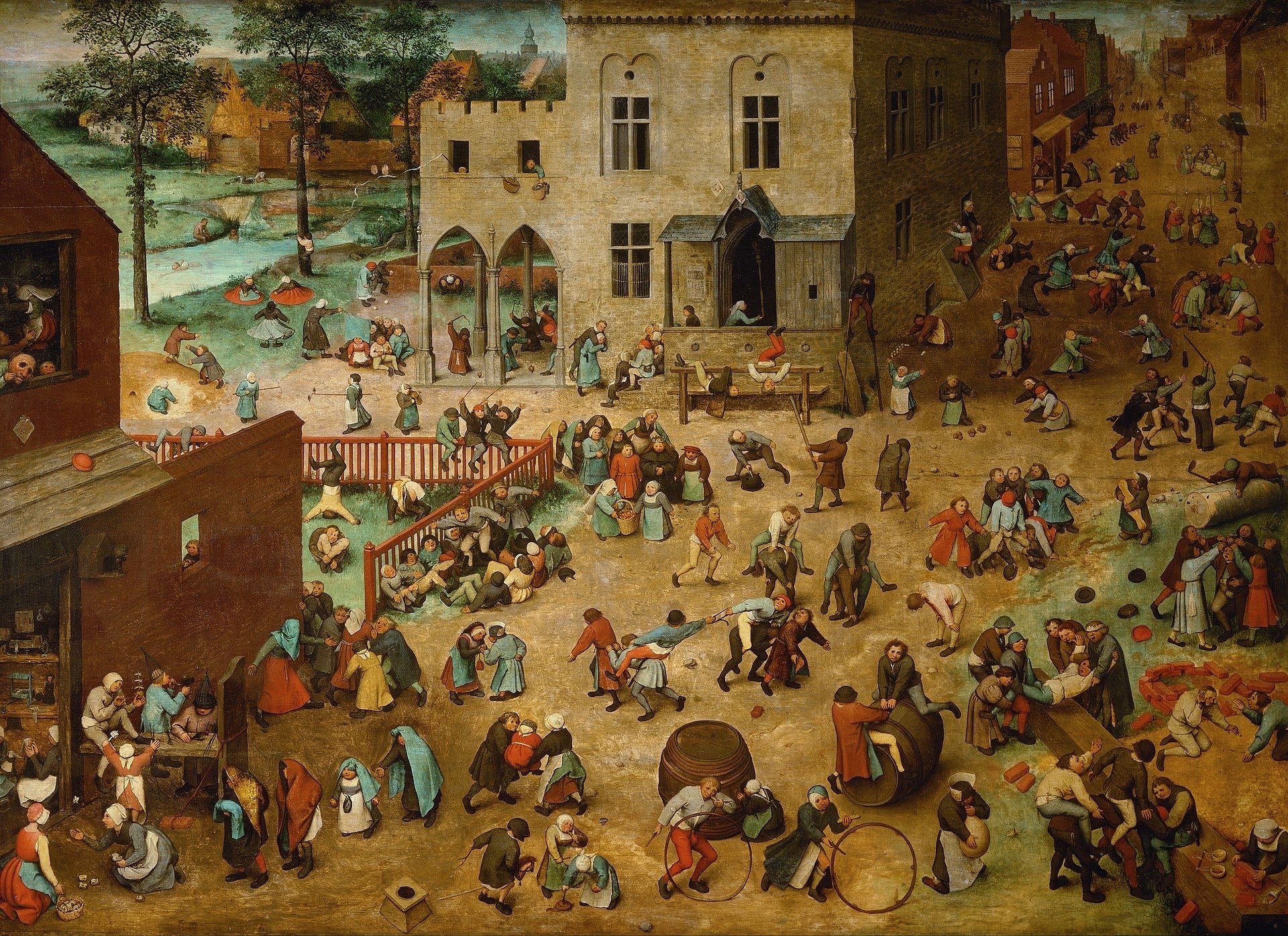 Puzzle Eurographics - 1000 p - Les jeux d'enfants - Bruegel