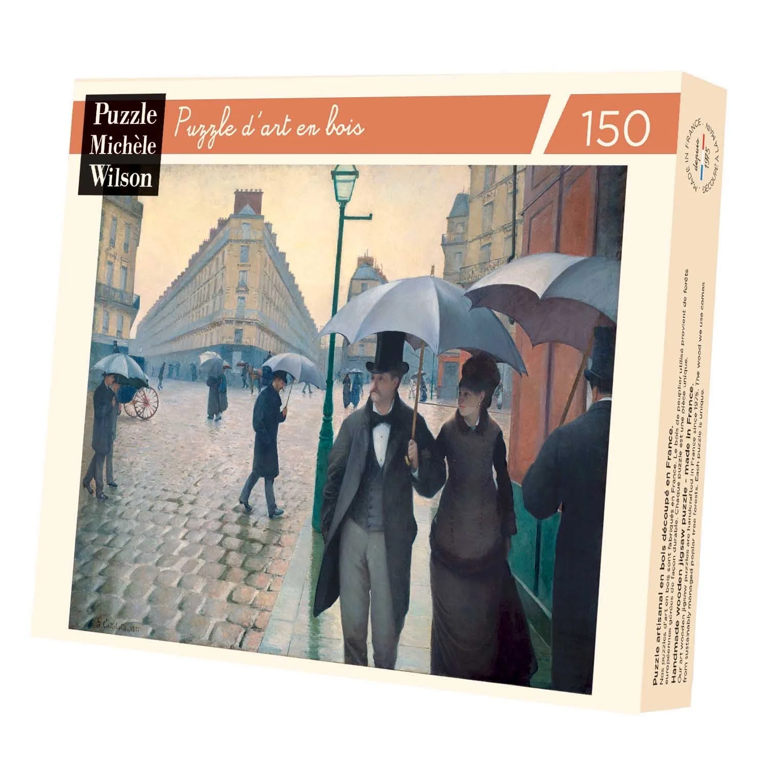Puzzle MW - 150 pièces - Rue de Paris, temps de pluie - Caillebotte