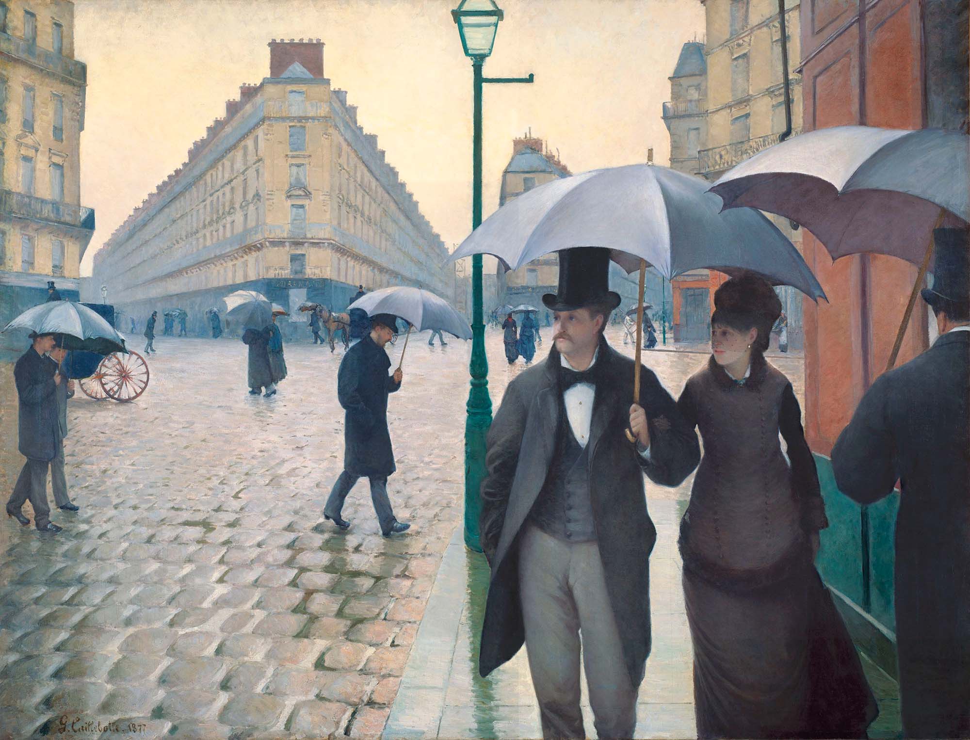 Puzzle MW - 150 pièces - Rue de Paris, temps de pluie - Caillebotte - Image 2