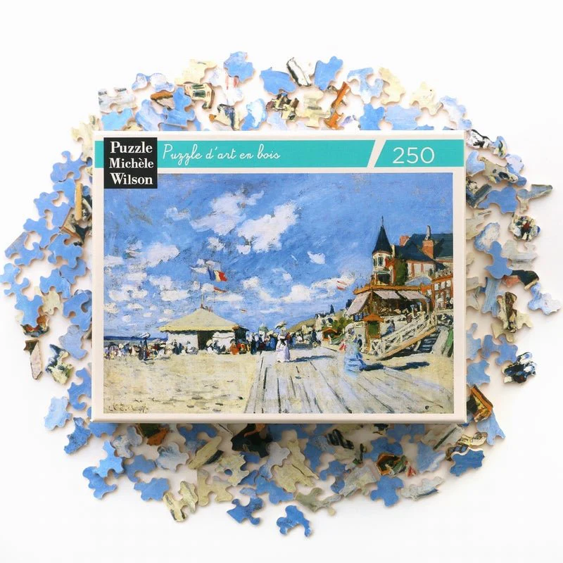 Puzzle MW - 250 p - Les planches de Trouville - Monet - Image 3