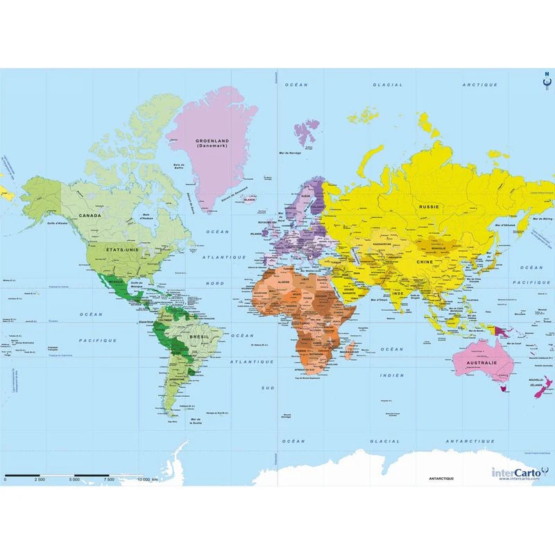 Puzzle MW - 50 PIECES - CARTE DU MONDE - Image 2