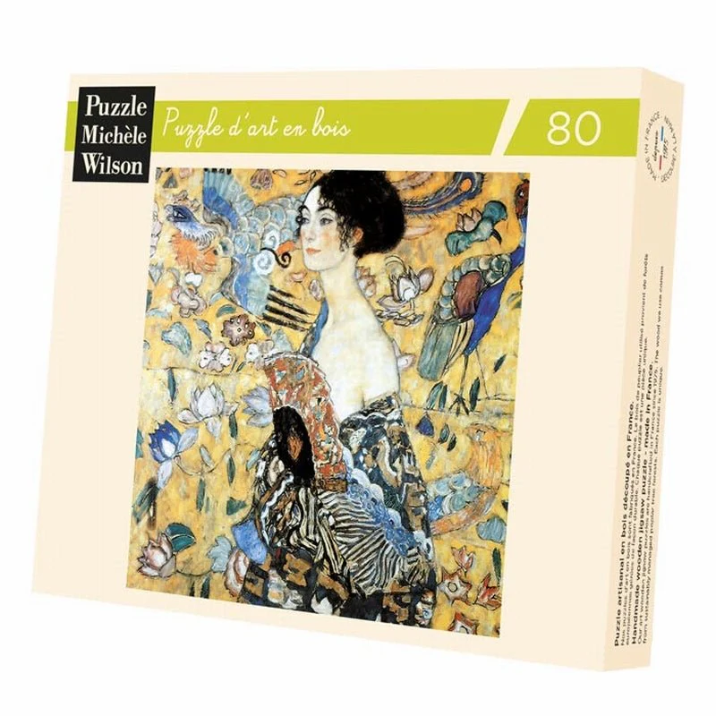 Puzzle MW - 80 p - la dame à l'éventail - Klimt - Image 2