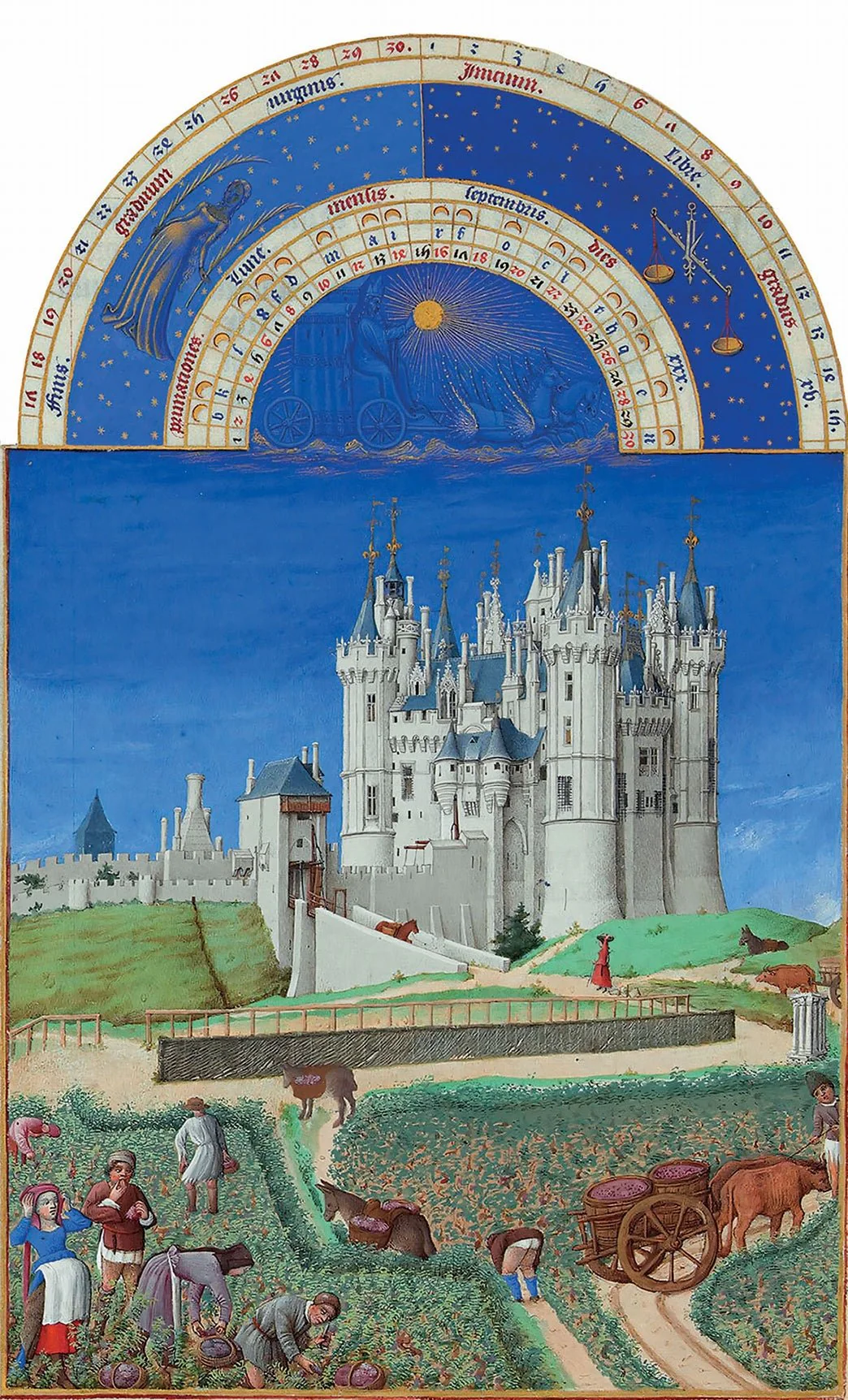 Puzzle MW - 80 p - Les très riches heures du duc de Berry, september - Image 2