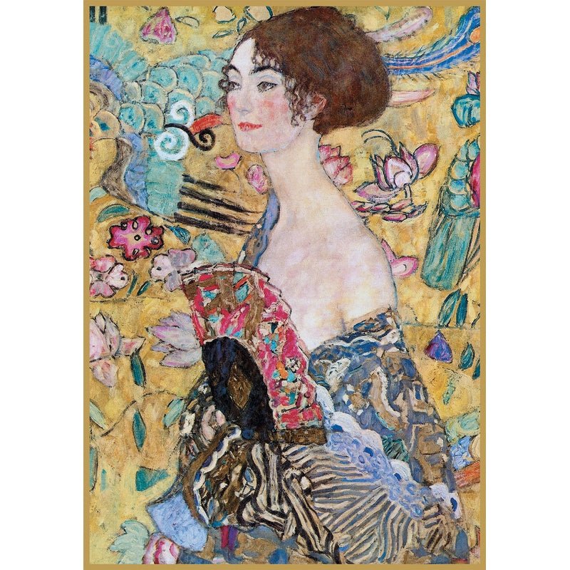 Puzzle Piatnik - 1000 p - Dame à l'éventail - Klimt - Image 2