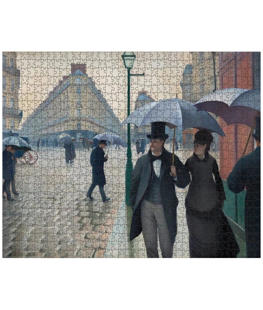 Puzzle Pomegranate - 1000 p - Rue de Paris par temps de pluie- Gustave Caillebote - Image 2