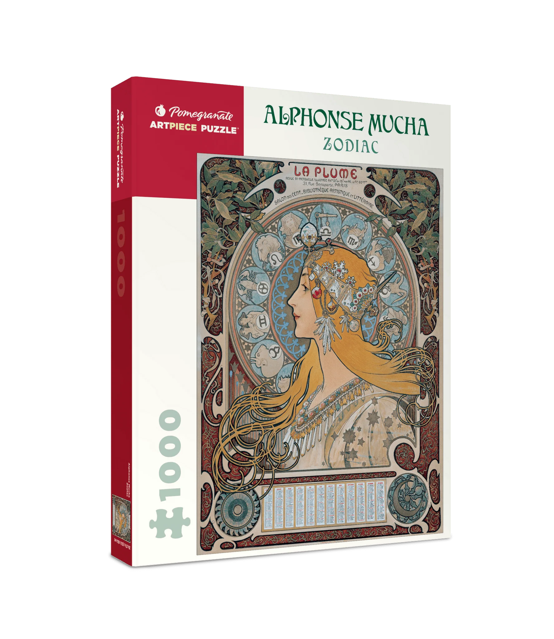 Puzzle Pomegranate - 1000 p - Zodiac - Alphonse Mucha