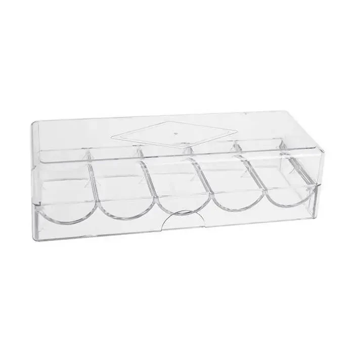 Racks vide pour 100 jetons (avec couvercle)