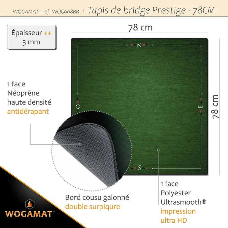 Tapis de bridge  - Wogamat - Image 2