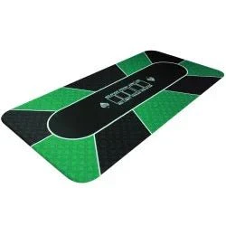 Tapis de poker NO LIMIT VERT - néoprène -180 x 90 cm – 10 joueurs - Image 3